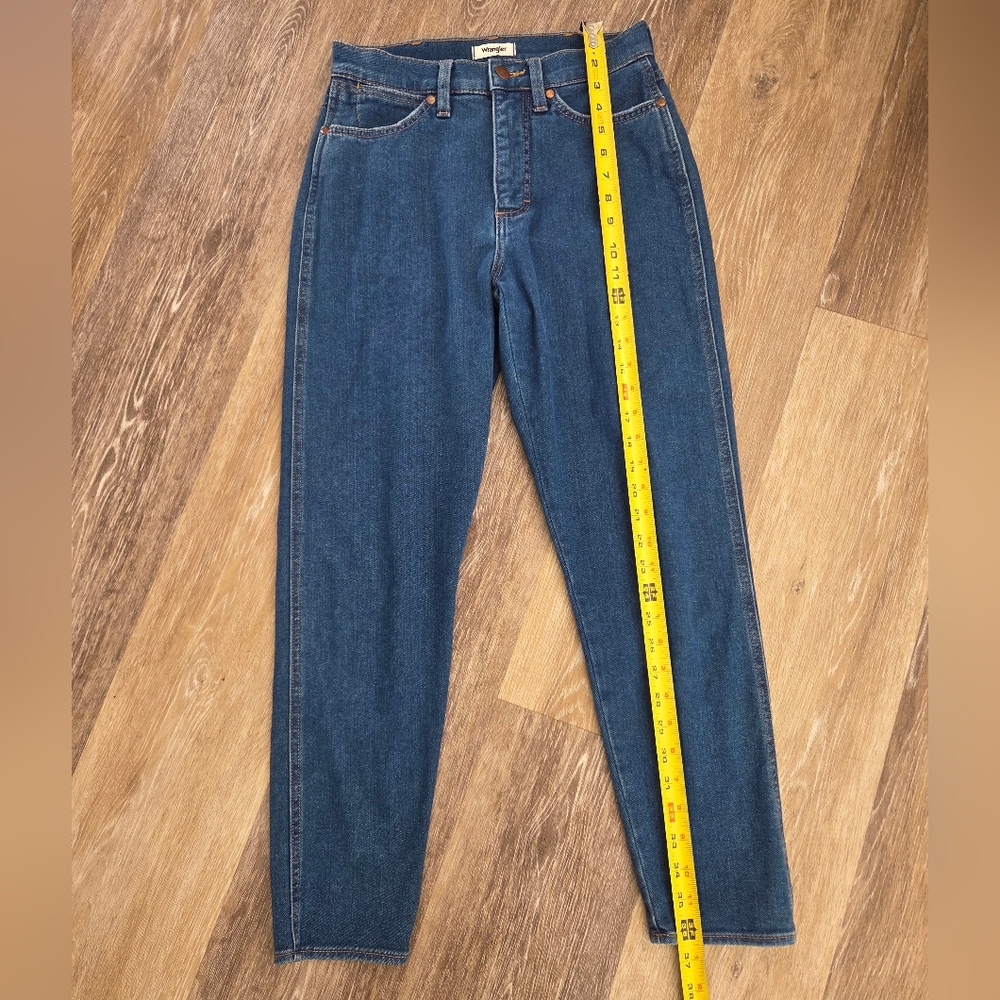 Wrangler Women's Blue Jeans Heritage Slim High Waist High Rise Denim - Picture 10 of 16